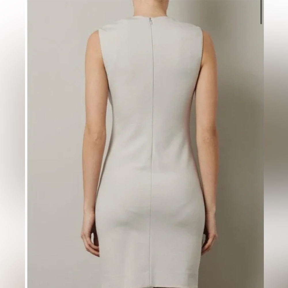 Diane Von Furstenberg Tilda knit sheath dress with black lace applique Size 10 - Picture 4 of 11